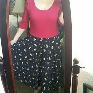 NWT Lularoe Spring Nicole 3xl dress